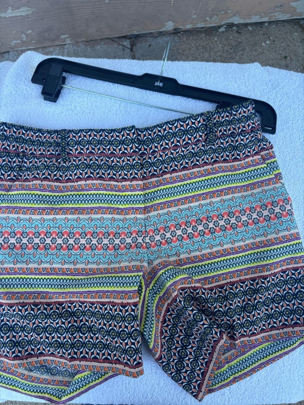 The Limited Multicolor Patterned Athletic Shorts